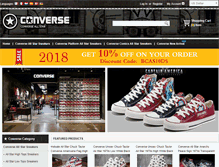 Tablet Screenshot of conversehightopsneakersoutlet.com